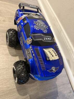 RZ Blitz Swat- R/C Monster Kit Kids Car Toy Blue Excellent Condition